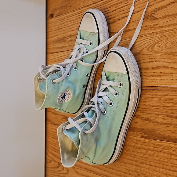 Converse Shoes - CONVERSE ALL STAR SHOES HIGH TOPS MENS 4 WOMENS 6 TEAL GREEN